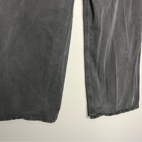 Refuge Denim High Waist Loose Fit Baggy Black Retro Jeans, size 5 - Picture 7 of 12